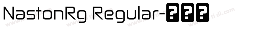 NastonRg Regular字体转换